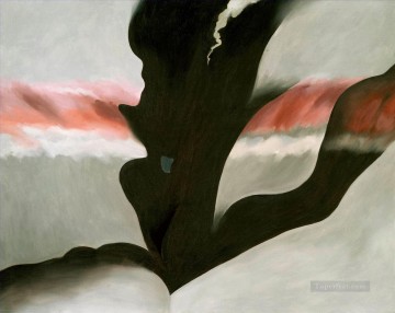 ジョージア・オキーフ Painting - ジョージア・オキーフ ブラック・プレイスll ジョージア・オキーフ アメリカのモダニズム 精密主義